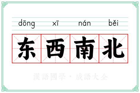 東南西北繁體|东南西北 meaning